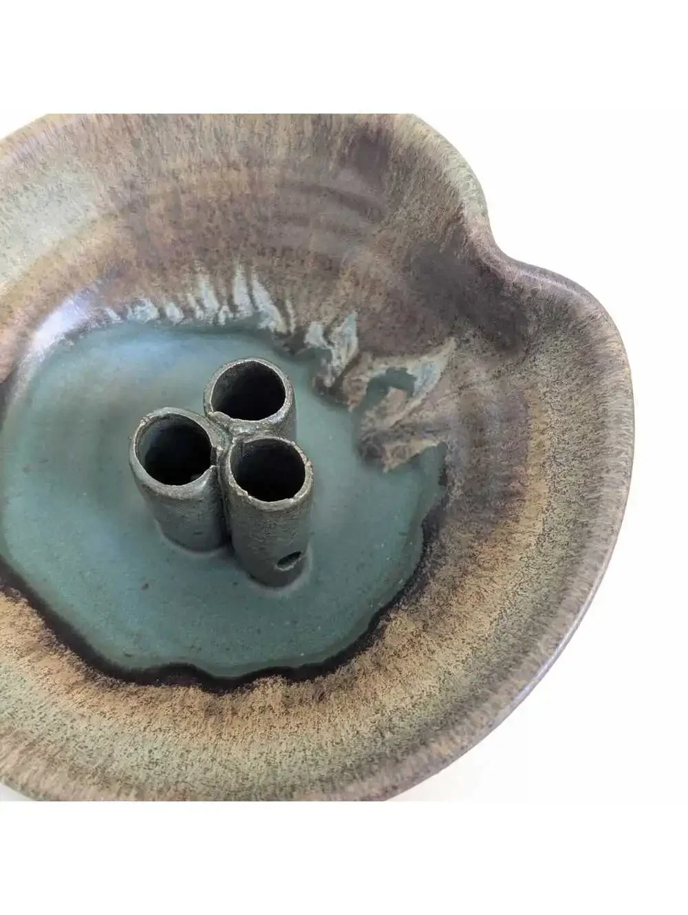 Vintage Studio Pottery Ikebana Flower Vase
